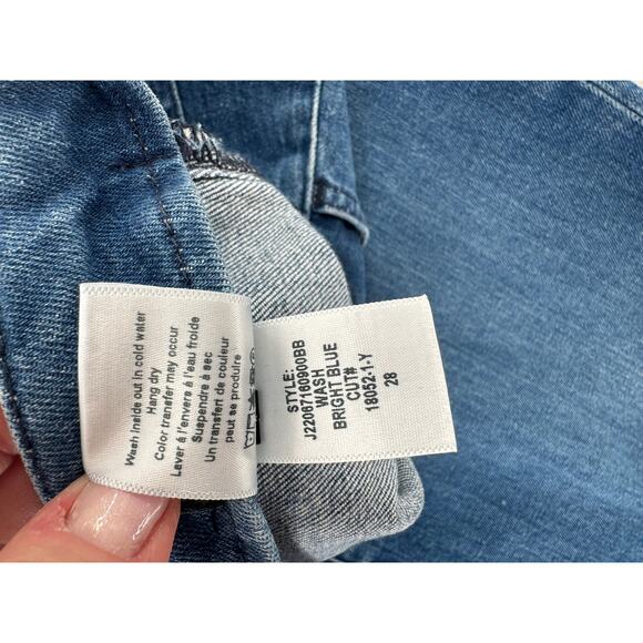 Veronica Beard Crosbie High Rise Crop Jean Wide Leg Denim 28 Button Fly - Picture 8 of 12